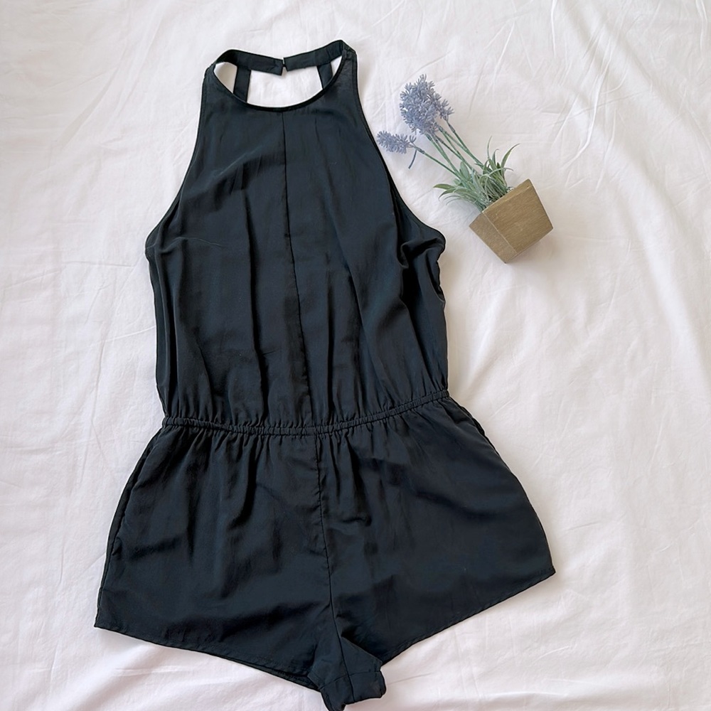 Romper, black, size XS